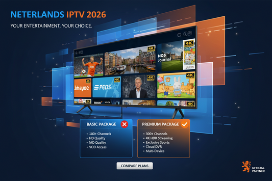 IPTV Abonnement Nederland 2026: Vergelijk & Kies de Beste